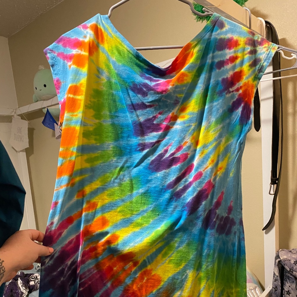 Tie Dye Mini Dress
